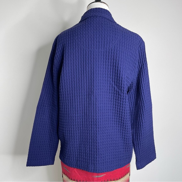 Vintage Sag Harbor Sports Waffle Knit Button Up Lightweight Sweater Cardigan - Picture 2 of 11